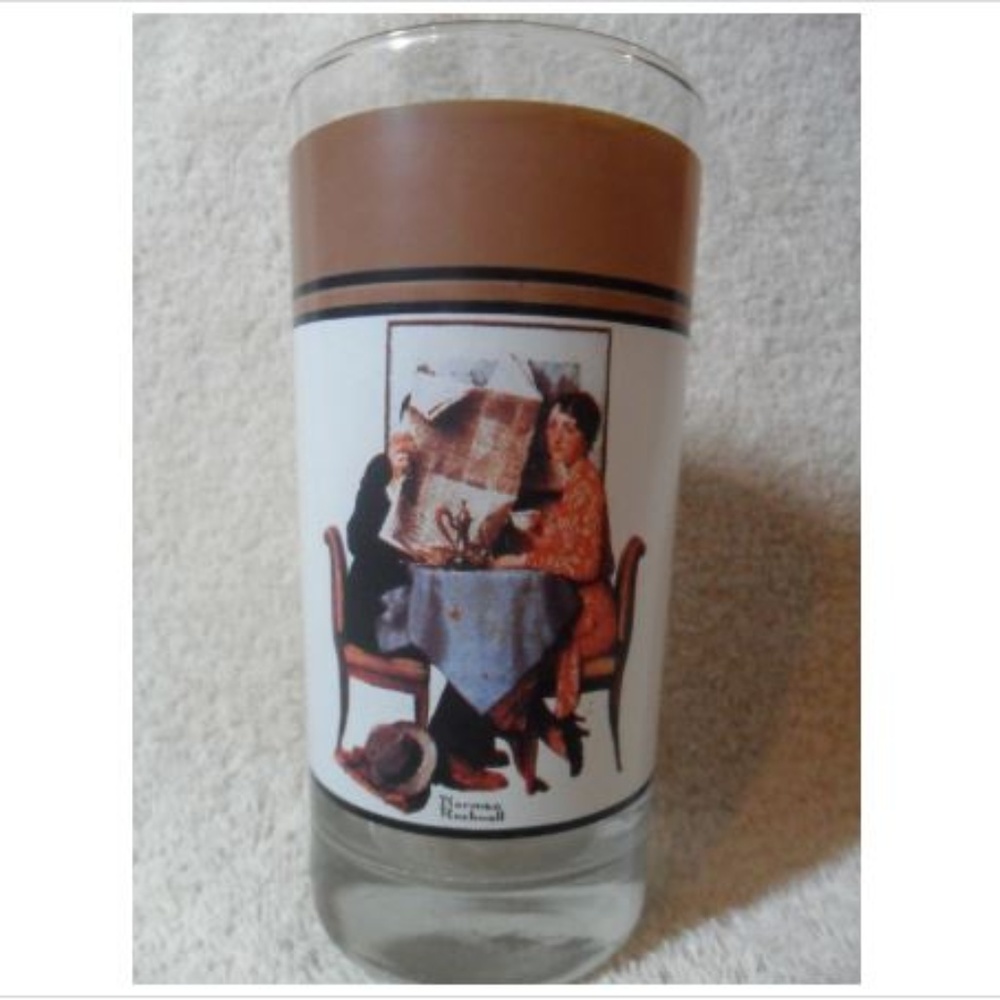 Norman Rockwell Saturday Evening Post Glass